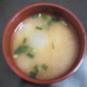 小玉ねぎ&生姜 DE 味噌す〜ぷ♪